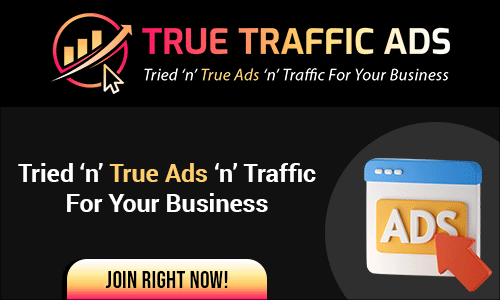 True Traffic Ads! Free Viral Credit-Based Advertising Traffic Exchange ...